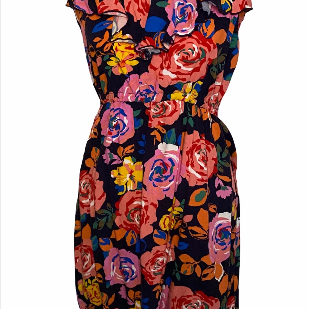 Floral ruffle dress